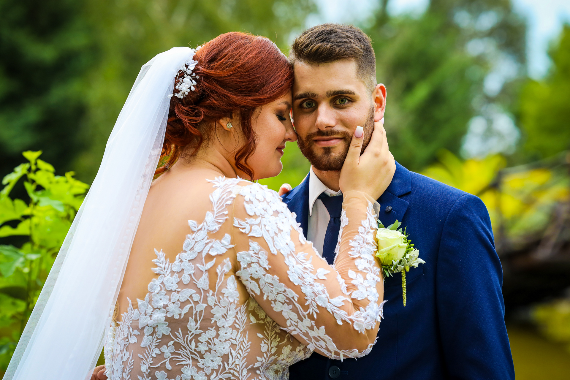 Esküvői fotó – intim pillanat