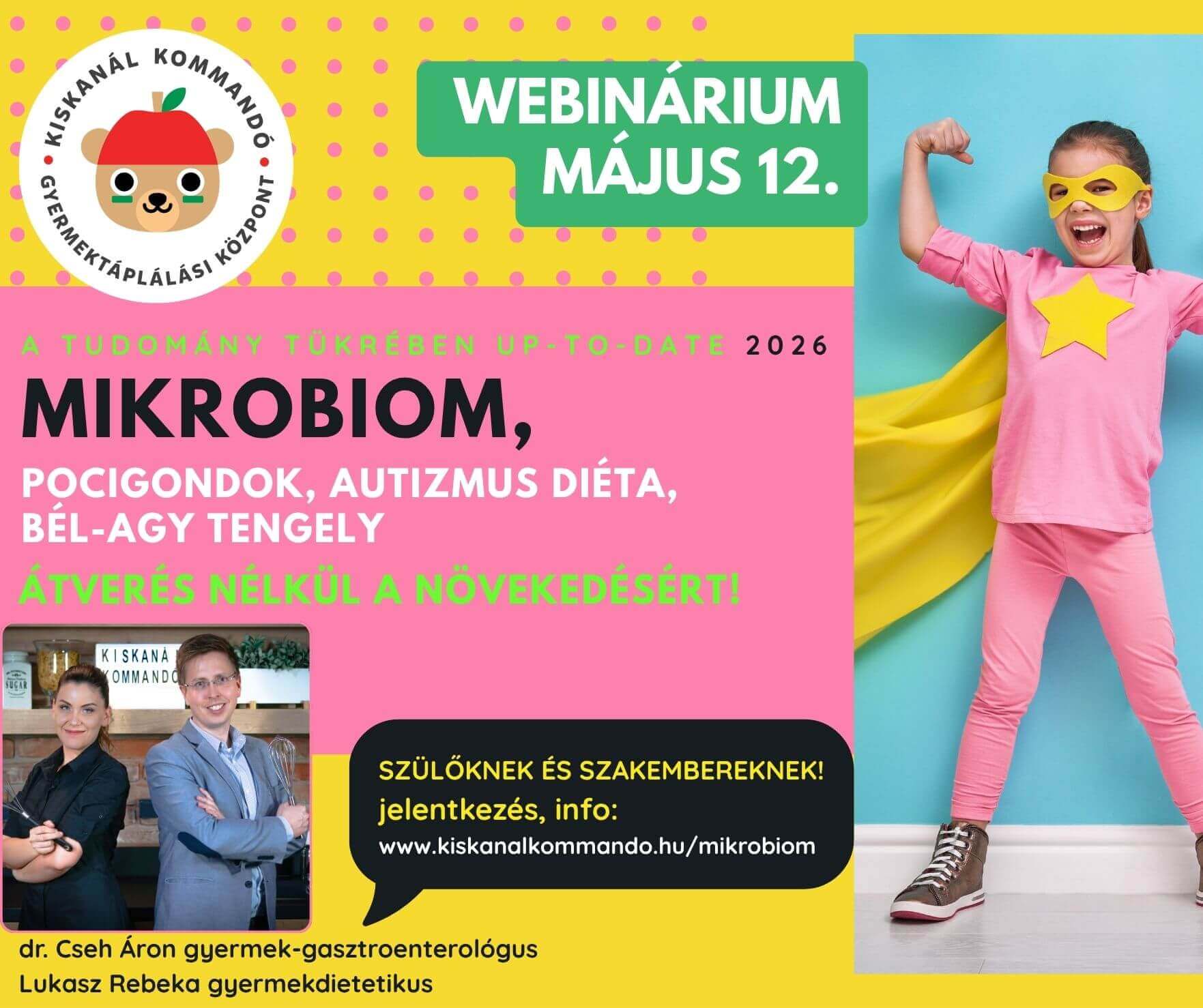 Gyermekkori Mikrobiom Webinárium