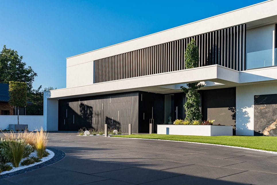 Moderne Architektur mit Internorm