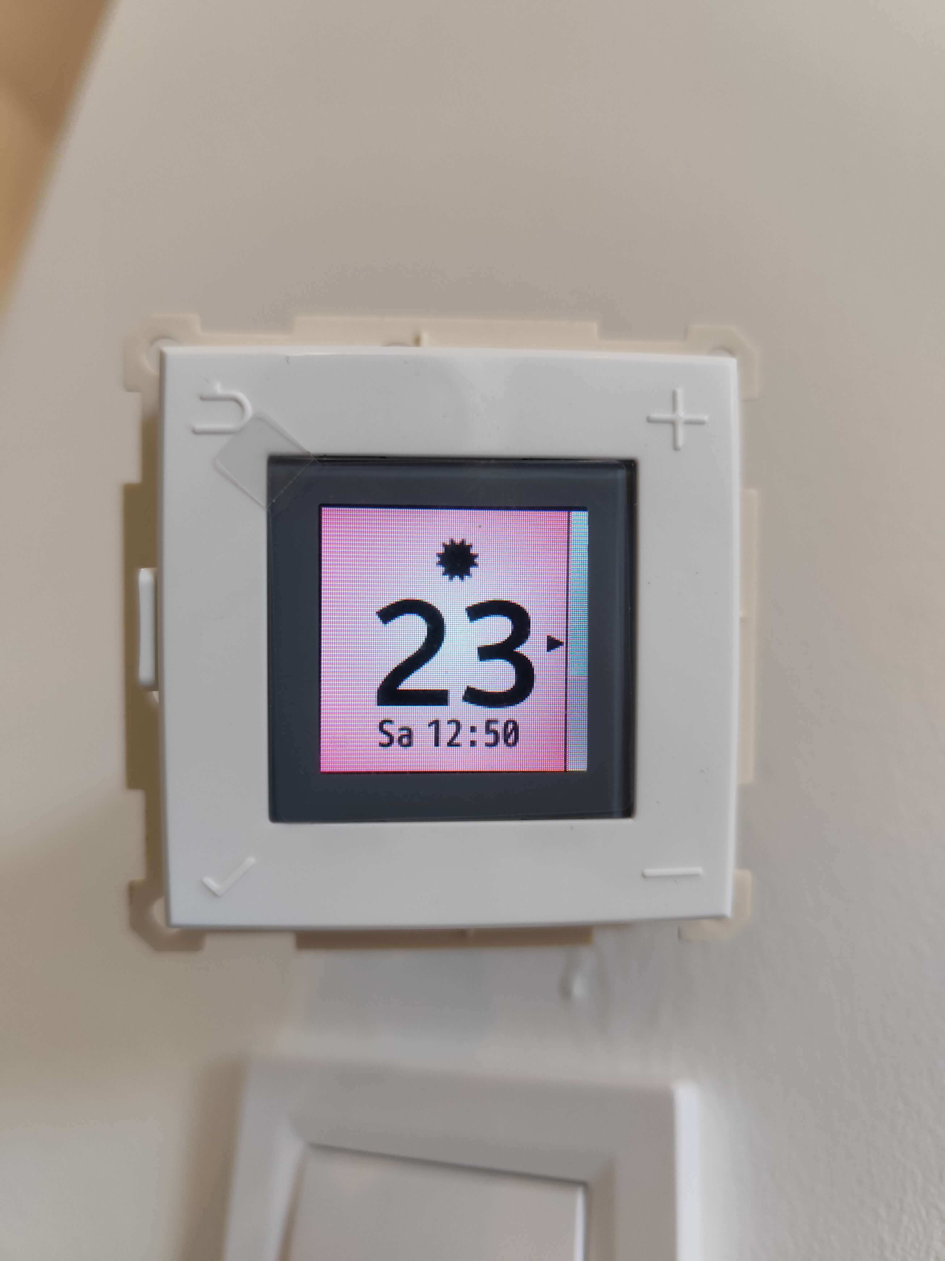 NOBO padlófűtés termosztát